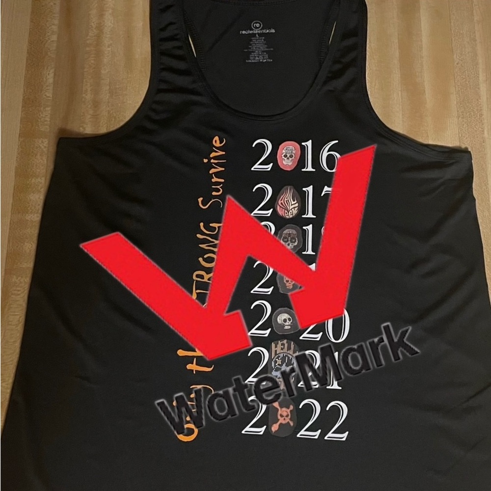 “Only the Strong Survive”- front  “The Hell Continues”-back Orangetheory Fitness